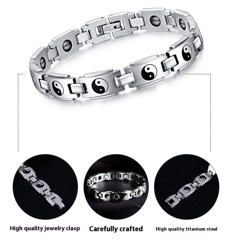 Titan Stahl Armband Schmuck für Männer