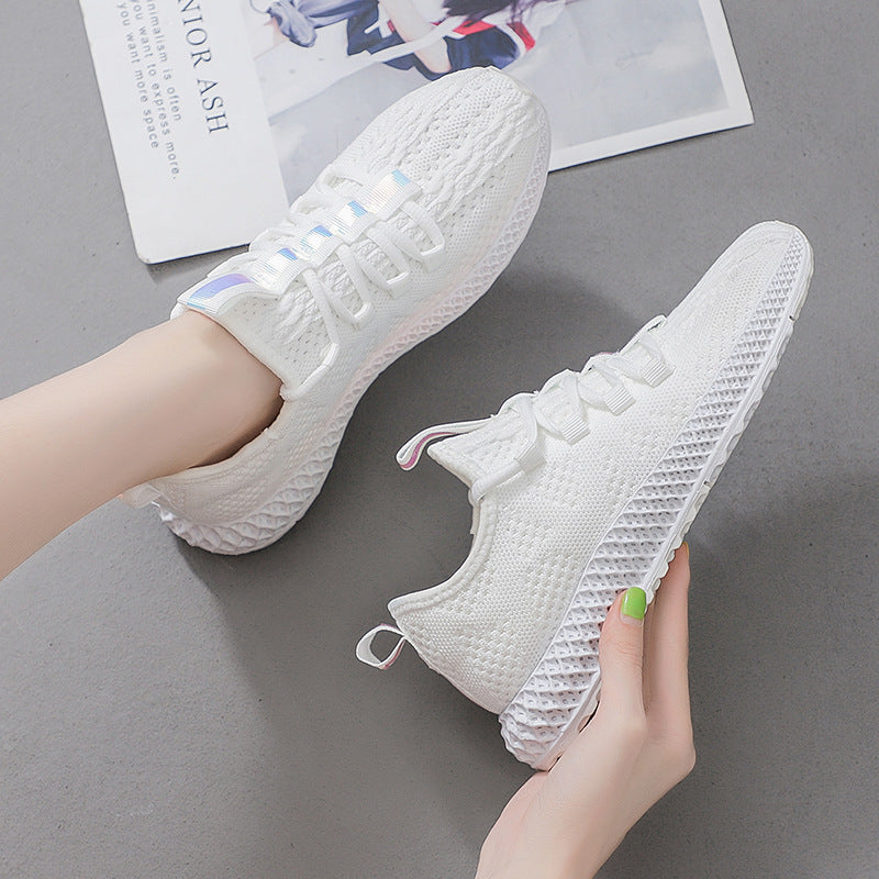 Neue Stil Fliegen Gewebte Socken Schuhe Casual Sport Schuhe Frauen Laufschuhe