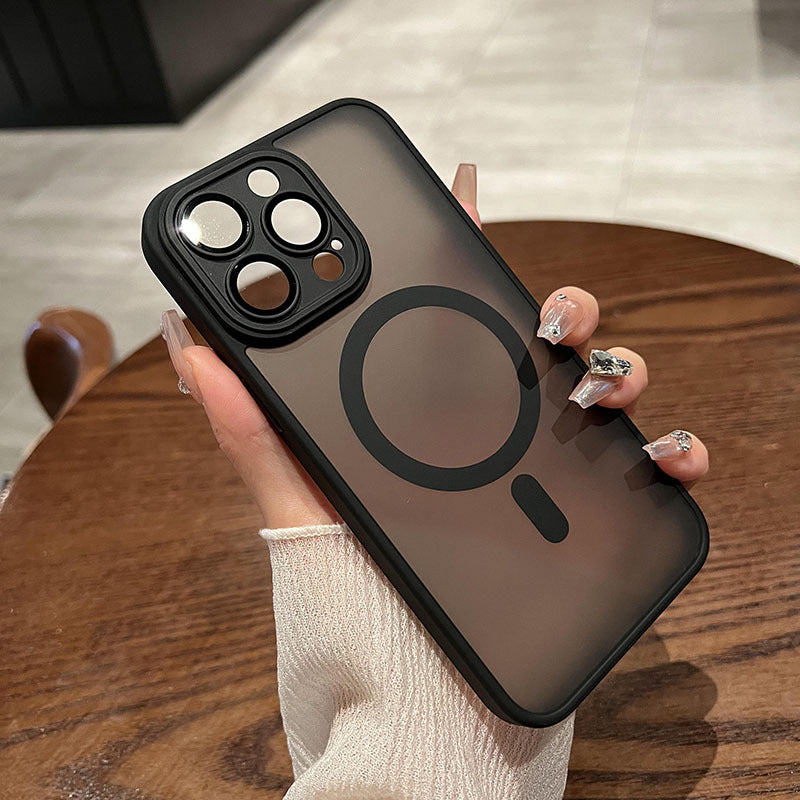 iPhone 11-15 Modelle/  Neues Magnetisches Mattes Hautgefühl