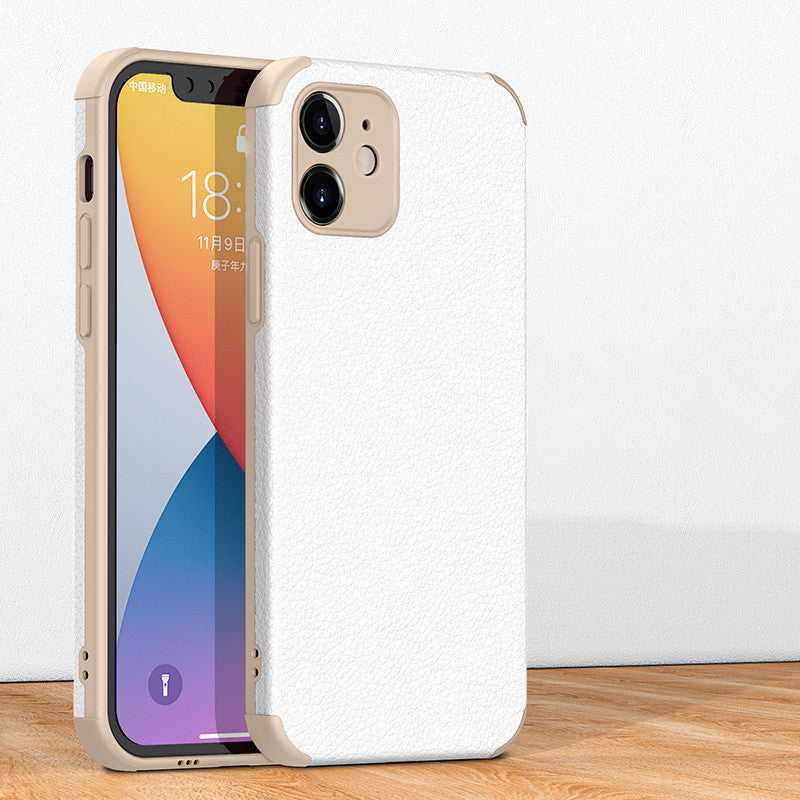 Für iPhone-Modelle Ledertasche Smartphone-Hülle TPU