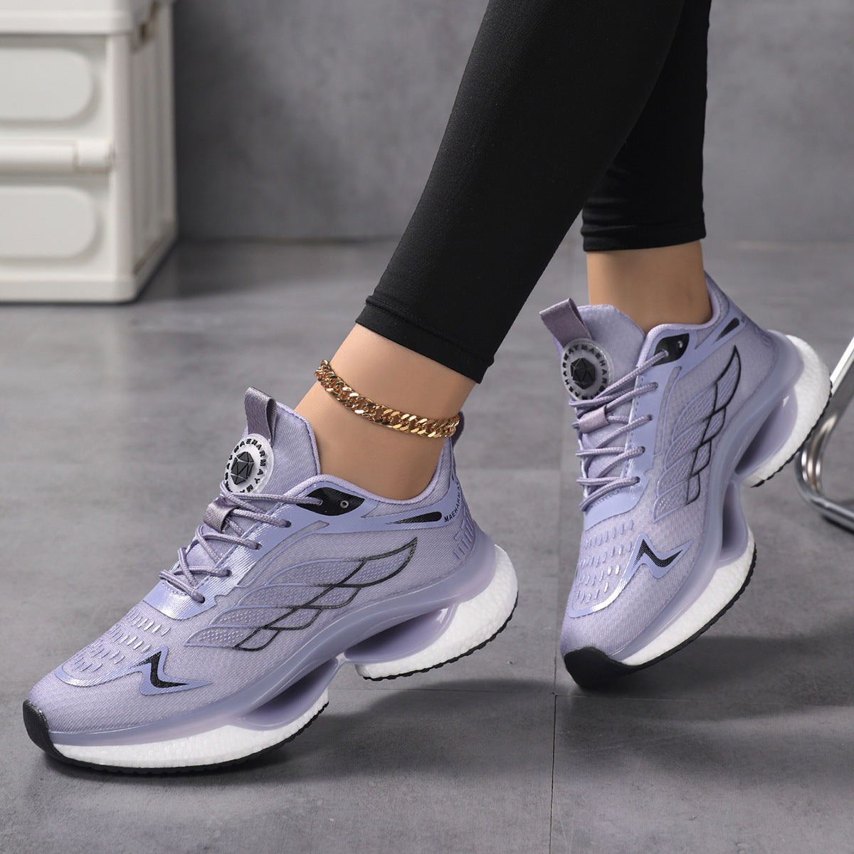 Leichte Stoßdämpfende Mesh Laufschuhe für Sport