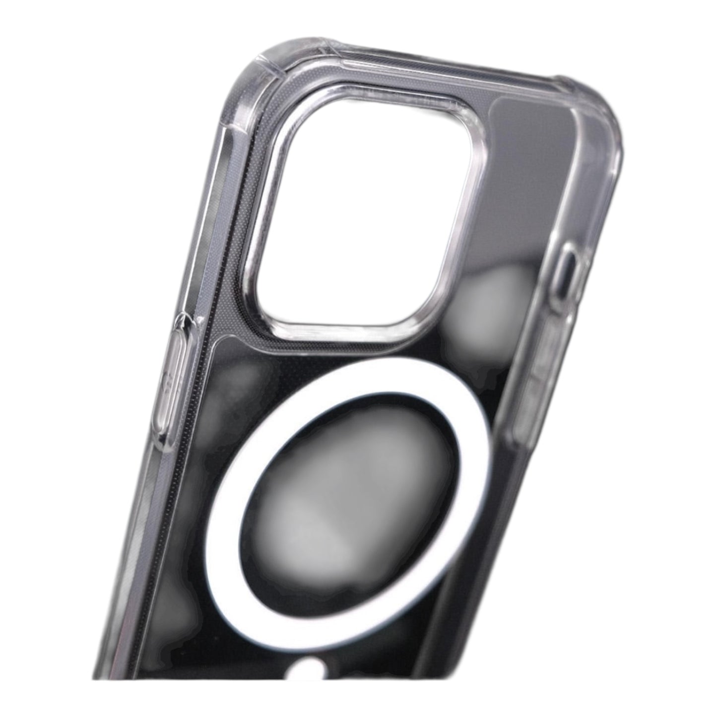 iPhone 13-15 Modelle/Matte transparente magnetische Smartphone All Inclusive