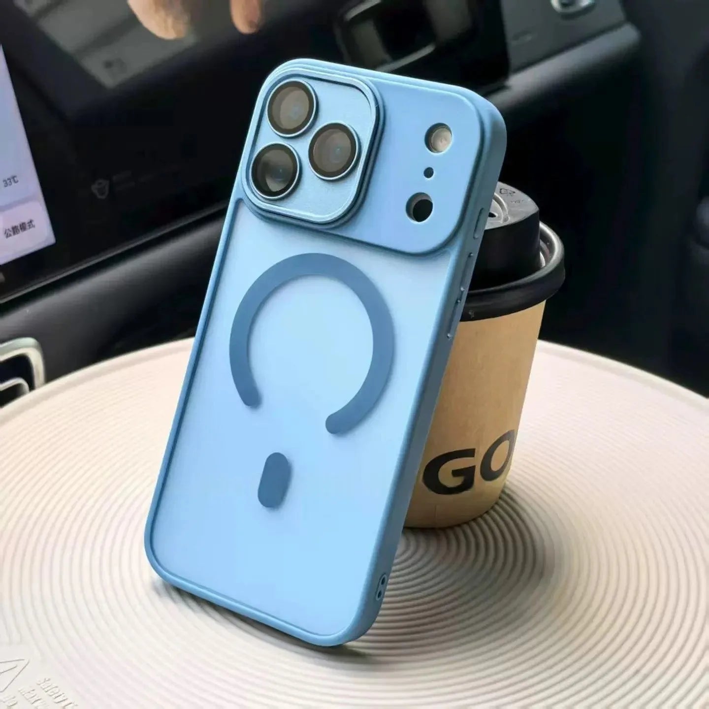 Matte Durchscheinende Magnetische Telefon Fall Für iPhone 17 16 15 14 13 12 Pro Max 16 Plus 17Pro für Magsafe Objektiv Schutz Abdeckung