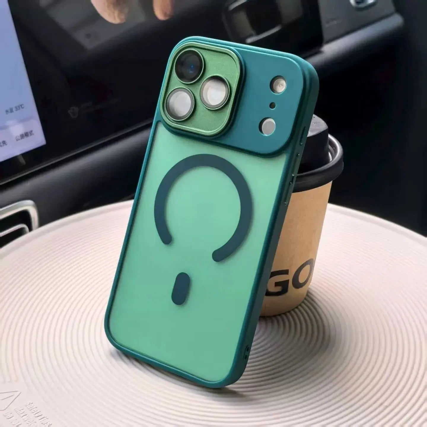 Matte Durchscheinende Magnetische Telefon Fall Für iPhone 17 16 15 14 13 12 Pro Max 16 Plus 17Pro für Magsafe Objektiv Schutz Abdeckung