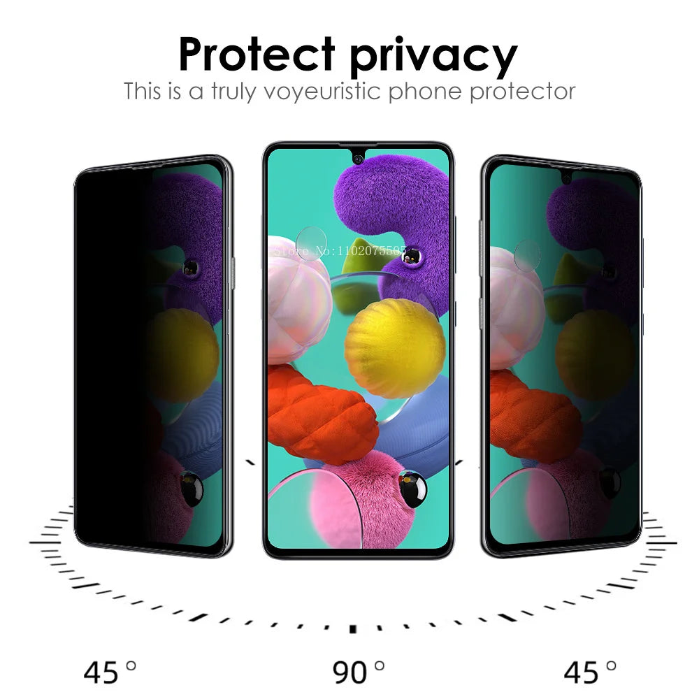 3PCS Anti Spy Peep gehärtetes Glas für Samsung S20 S21 S23 FE S10E Galaxy Displayschutzfolie FÜR SAMSUNG S22 S23 S24 PLUS