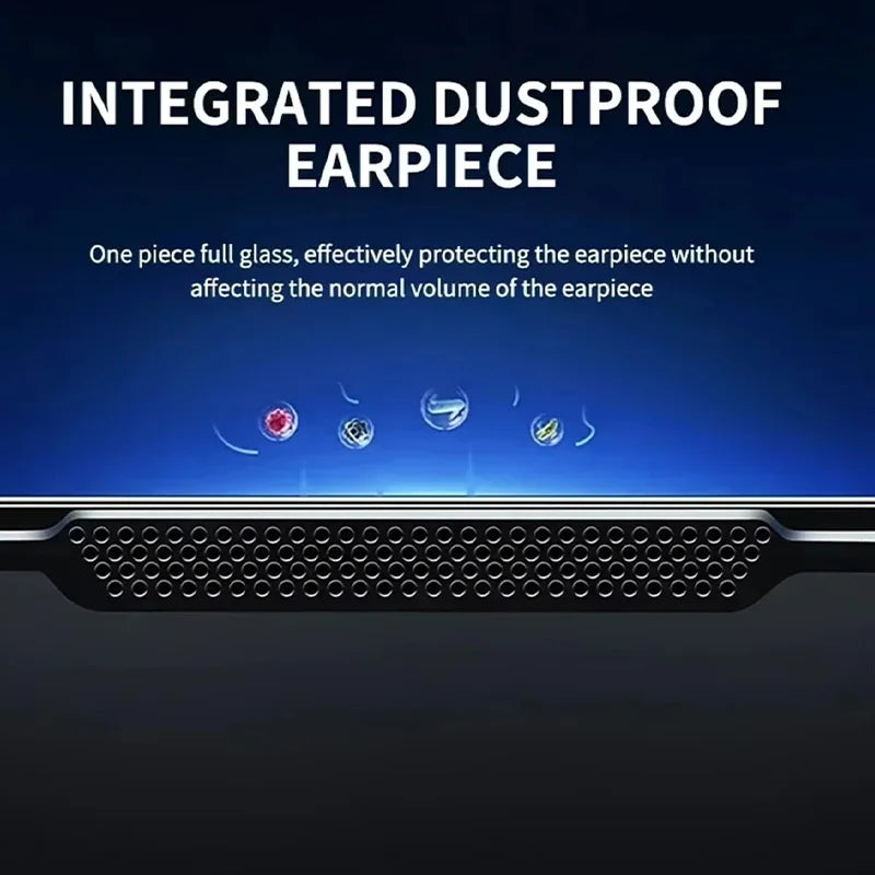 HD Tempered Glass Screen Protector For iPhone 17 16 15 14 13 11 12 Pro Max Air 16e Mini SE 7 8 Plus XR Easy Install Clear Film