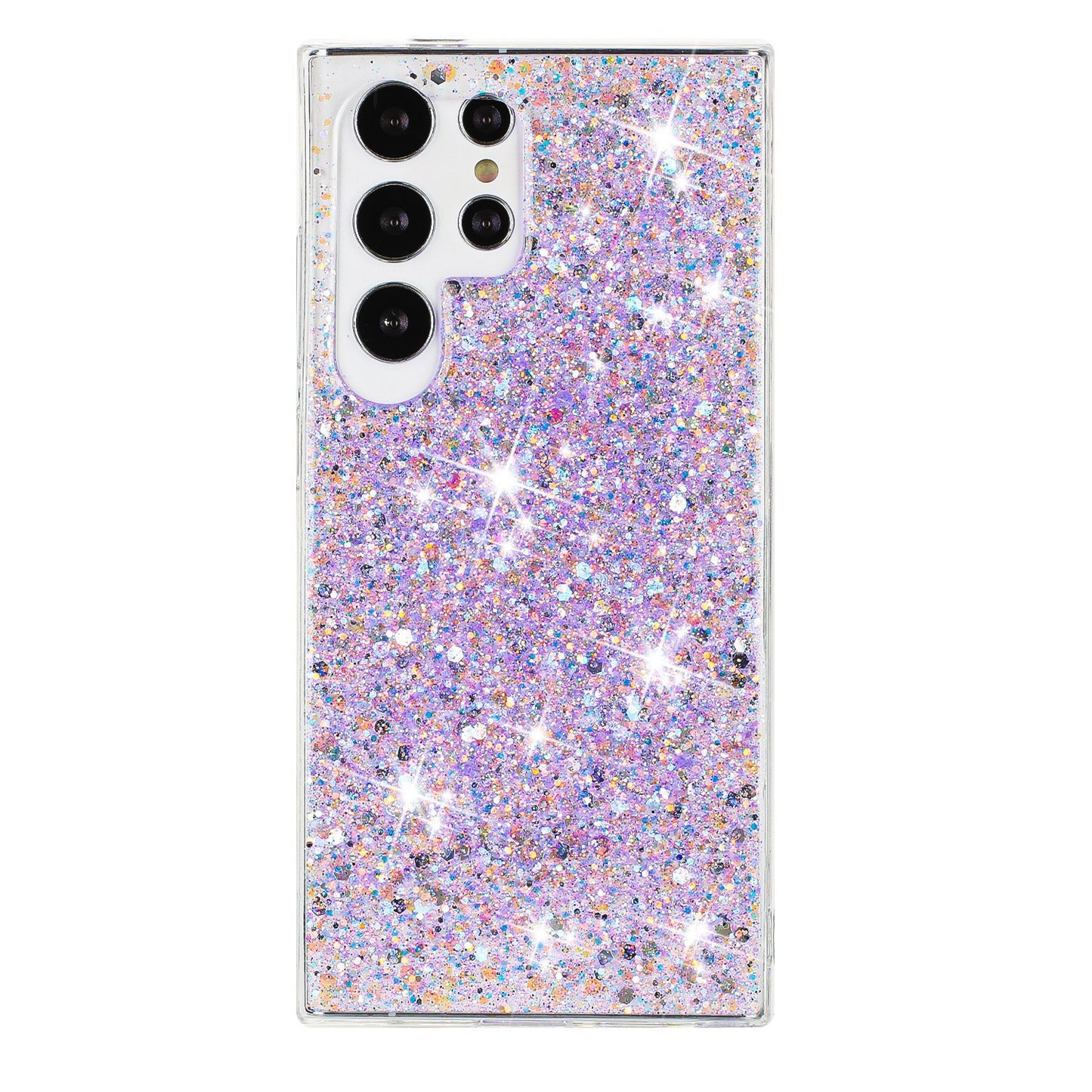 Samsung A-S Modelle/ Sternenhimmel schimmernde Pulver Pailletten Schutzhülle