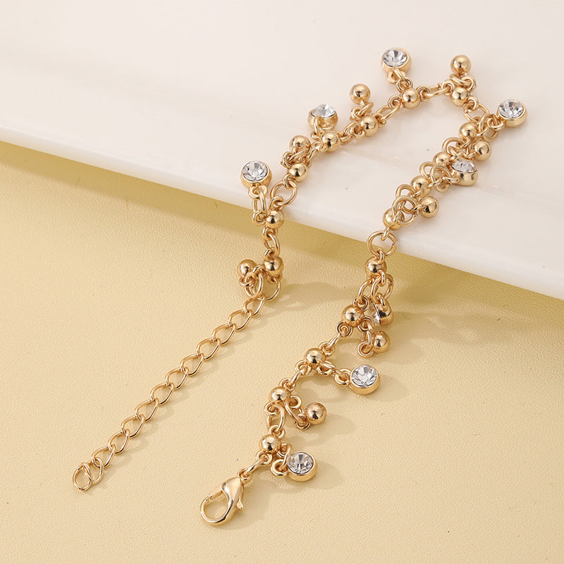 Minimalistisches Diamant-Quastenarmband