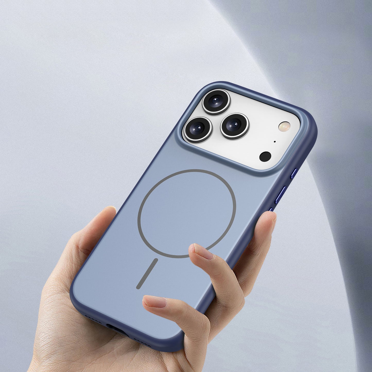 iPhone 17 Modelle/Mattierte magnetische Handy-Schutzhülle