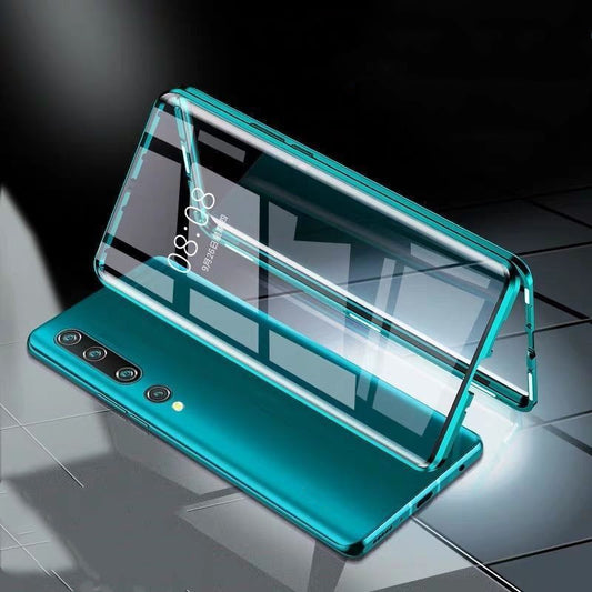 Doppelseitige magnetische Telefonhülle aus Metall aus Glas