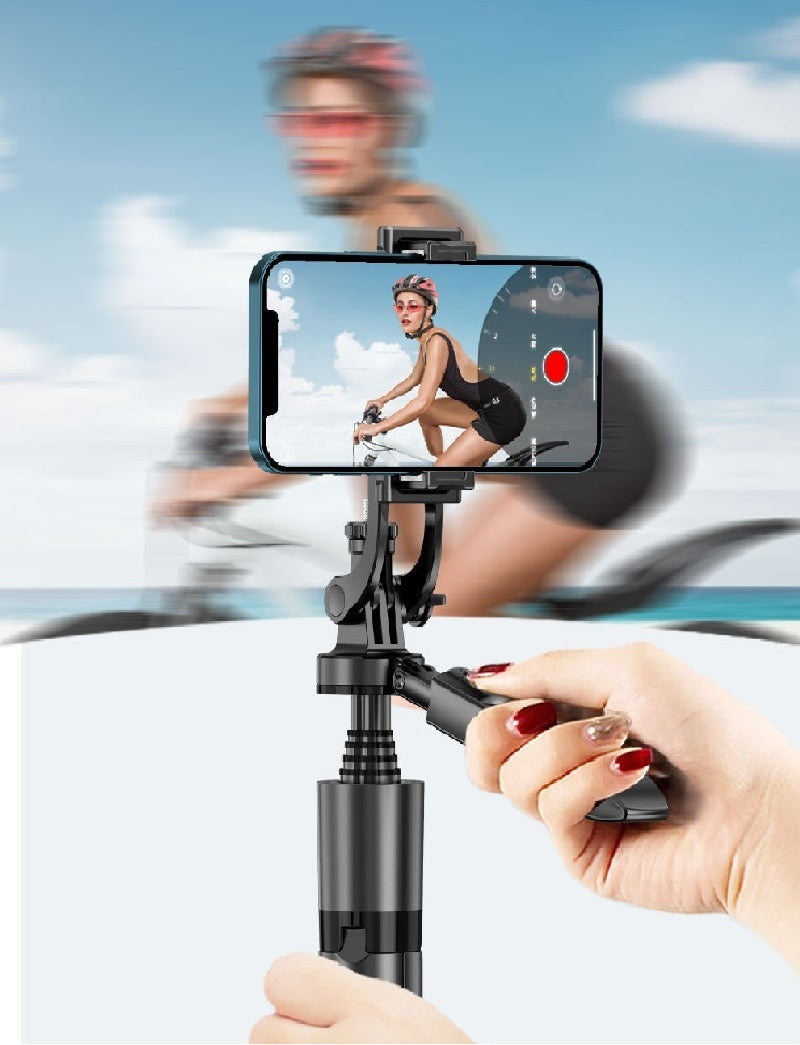 360 Grad Gesicht Erkennungen KI Automatisch mit Telefonhalter für Smartphone Video Vlog Live Stabilisator Stativ