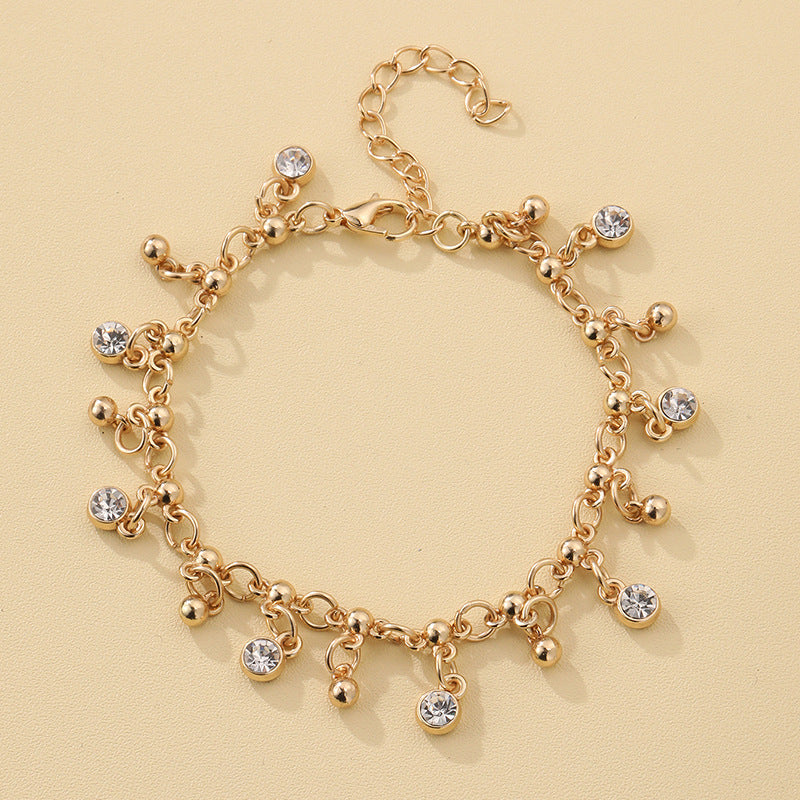 Minimalistisches Diamant-Quastenarmband