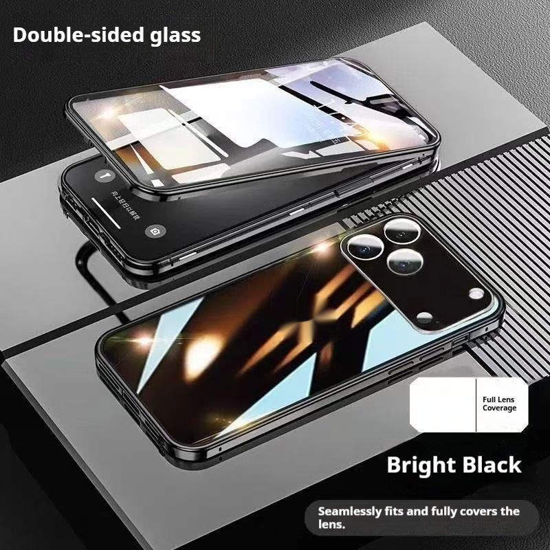 iPhone 17 Modelle/ Magnetische doppelseitige Glas-Schutzhülle 360*