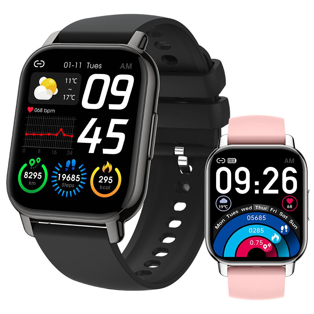 P66 Smart Watch Bluetooth Anruf Herzfrequenz Blutdruck