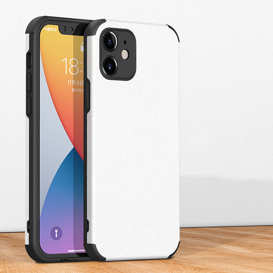 Für iPhone-Modelle Ledertasche Smartphone-Hülle TPU