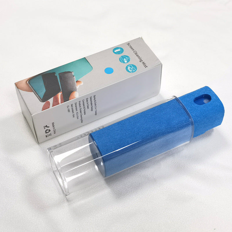 „Mobiler Bildschirmreiniger für Handy und Laptop mit integrierter Aufbewahrung“
