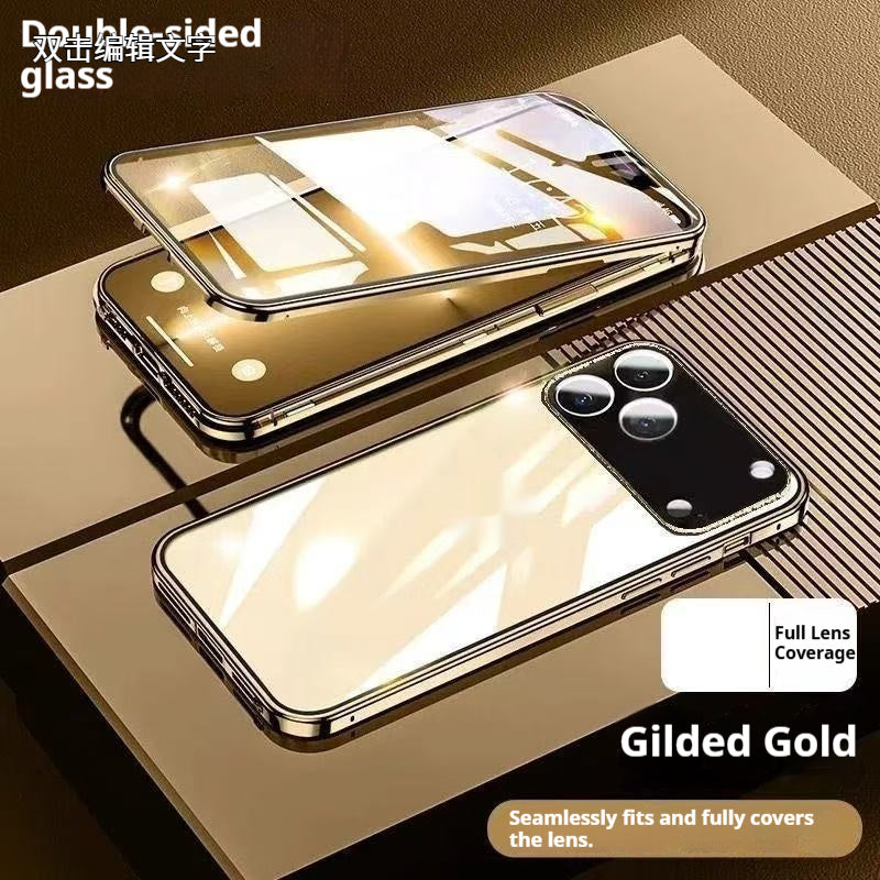 iPhone 17 Modelle/ Magnetische doppelseitige Glas-Schutzhülle 360*