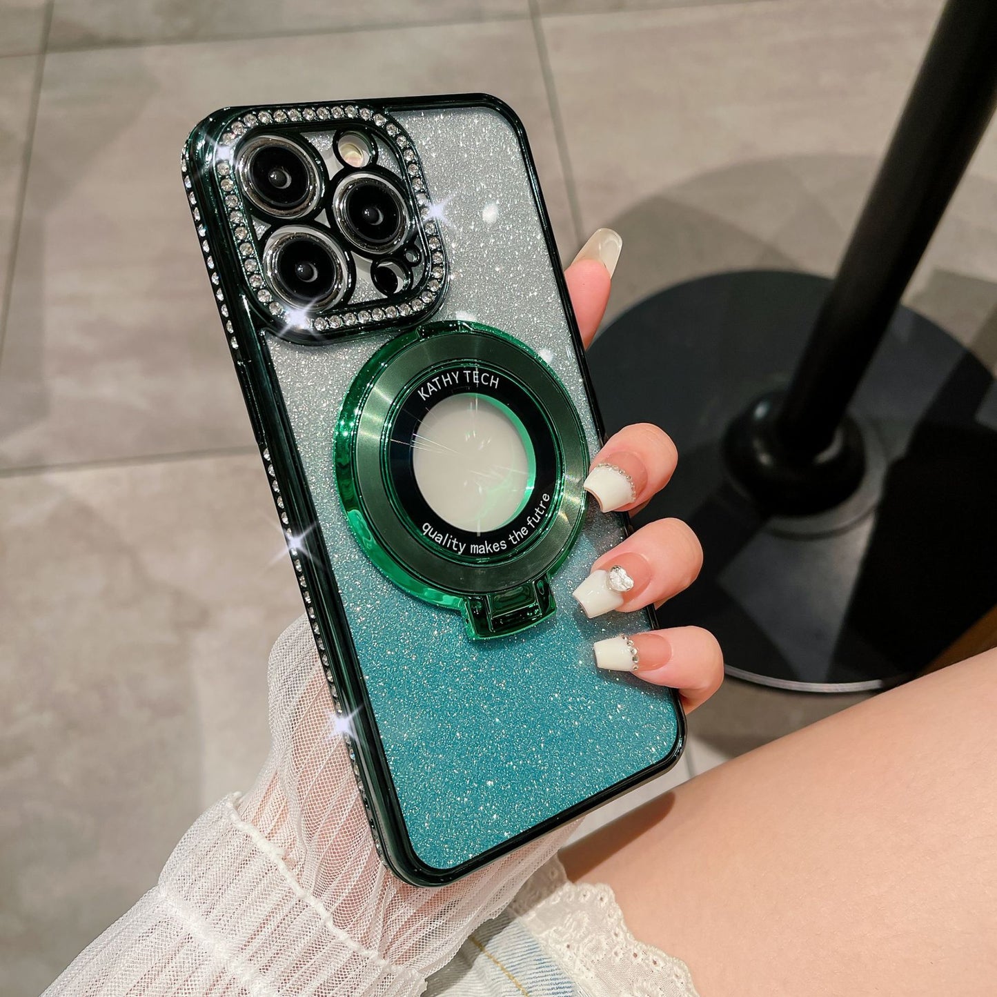 Glitter TPU Galvanisierung Magnetische Halterung