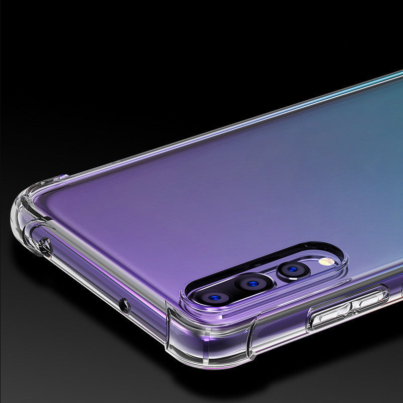 Huawei P30-P40 Modelle Stoßfeste Schutzhülle – Transparente Silikon-Schutzhülle