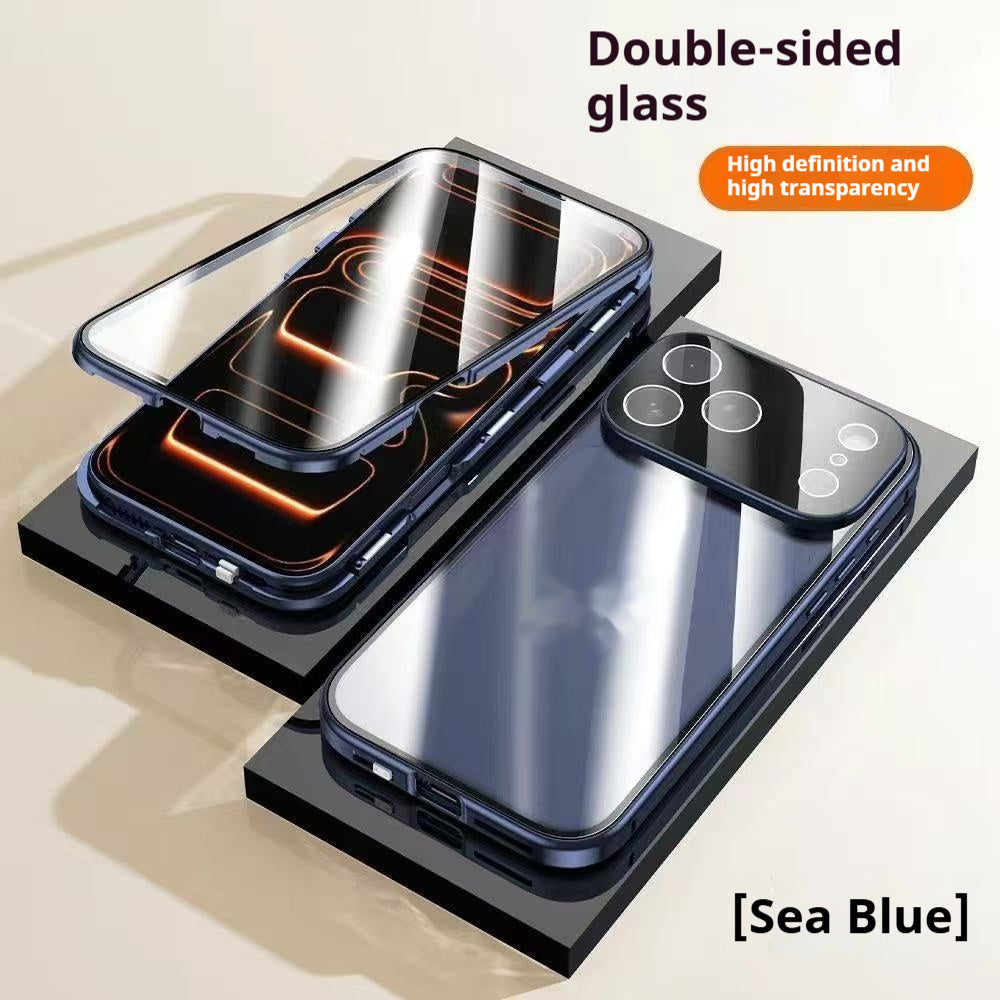 iPhone 17 Modelle/ Magnetische doppelseitige Glas-Schutzhülle 360*