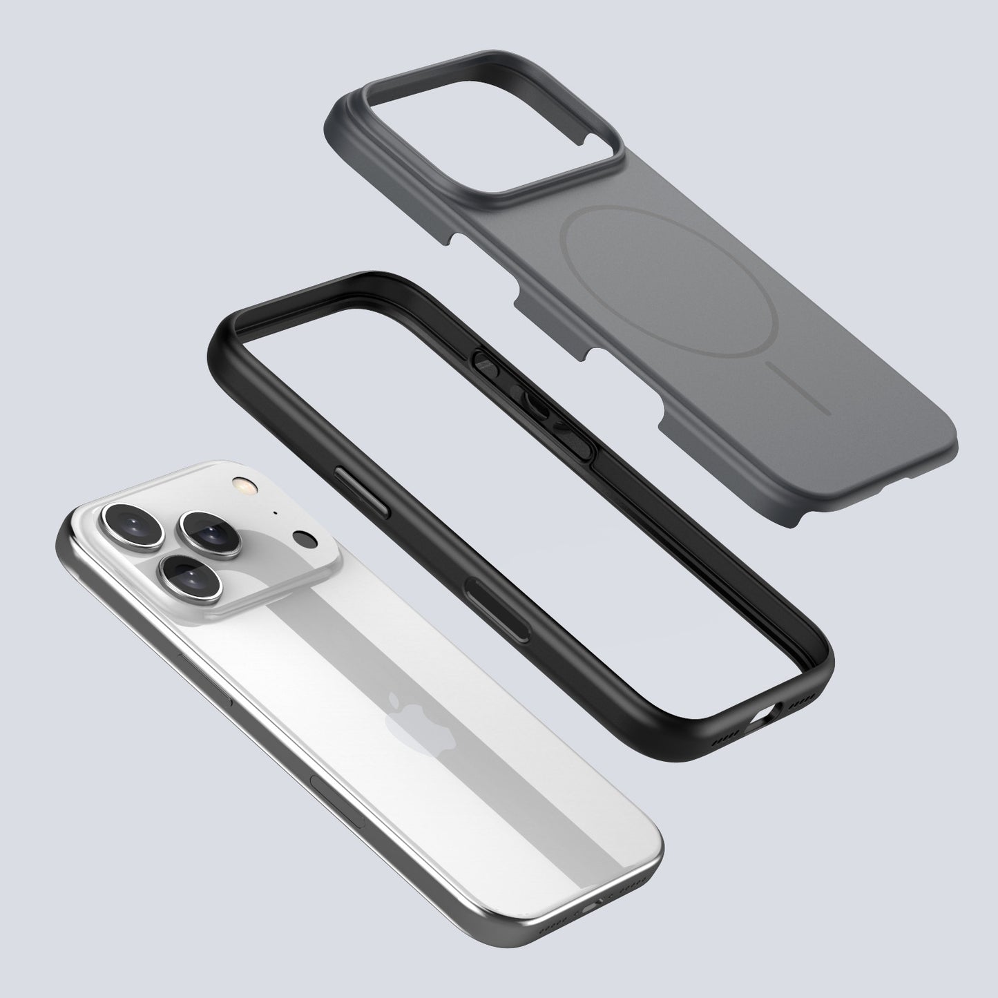 iPhone 17 Modelle/Mattierte magnetische Handy-Schutzhülle