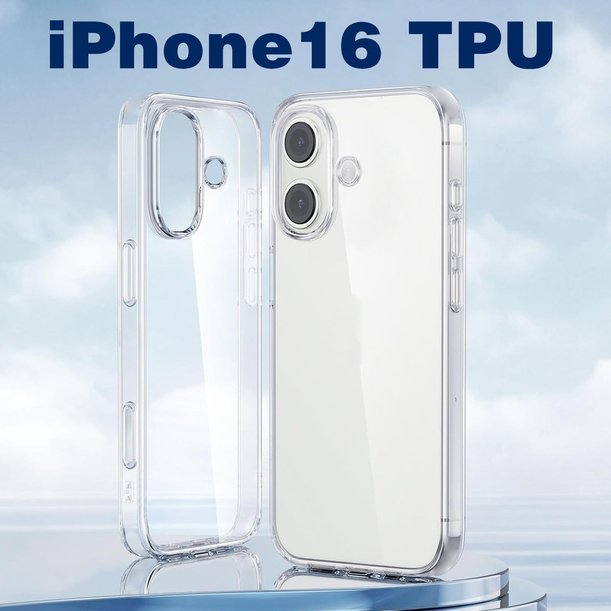 iPhone 11-16 Modelle/Transparente TPU Schutzhülle
