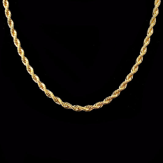 Hip Hop Stil Wave Twist Halskette Armband