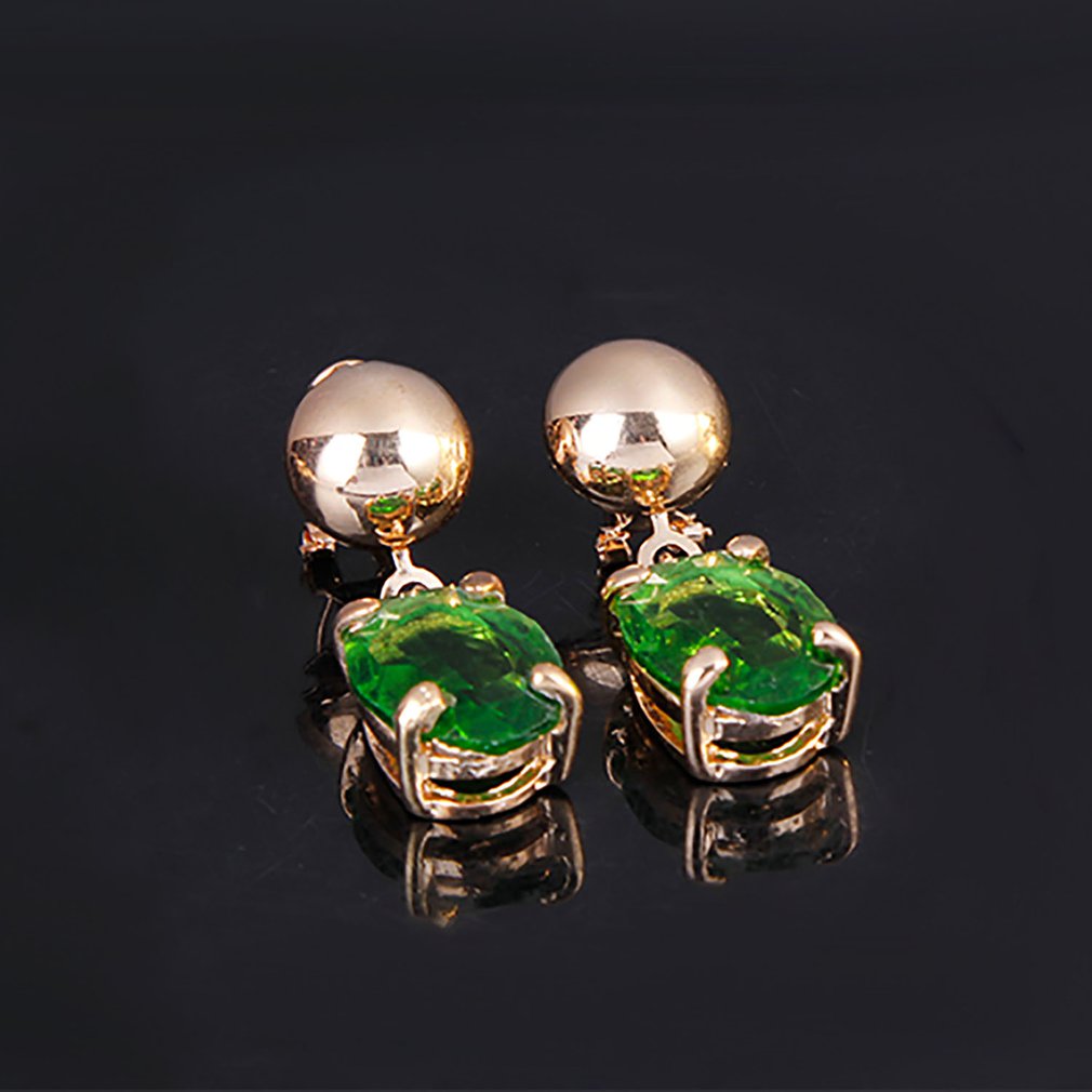 Hochzeitszubehör Vierteiliges Set, Halskette, Ohrringe, Armband, Ring Set