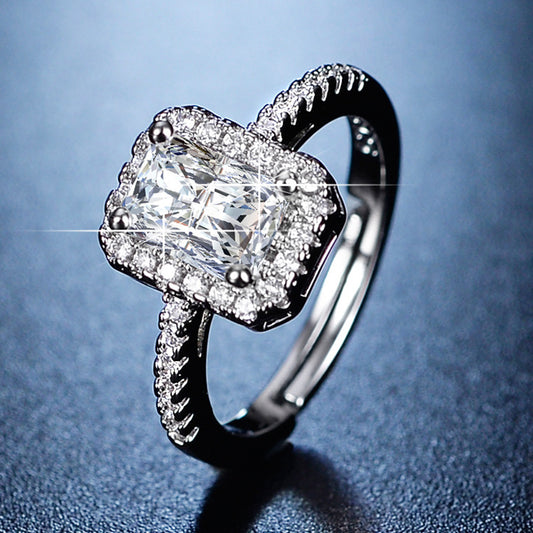 Simulation Moissanite Ring Frauen