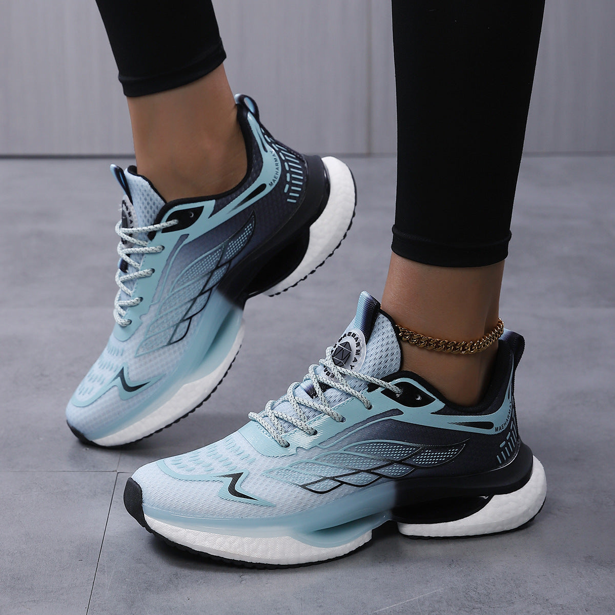 Leichte Stoßdämpfende Mesh Laufschuhe für Sport