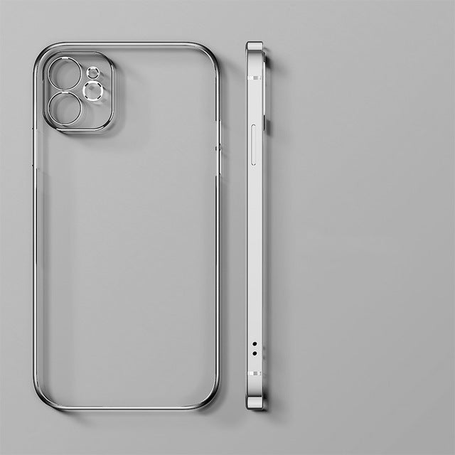 Für iPhone 12 Pro Max Transparente, ultradünne All-inclusive-Hülle