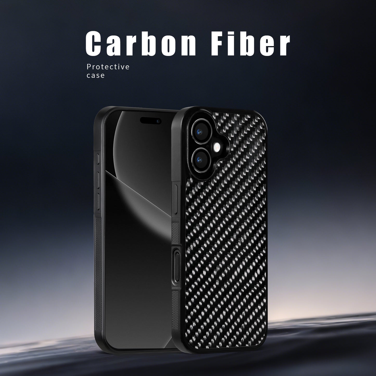 iPhone 13-17 Modelle/ Twill Schwarz