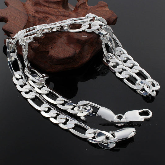 Versilberter koreanischer Modeschmuck für Männer