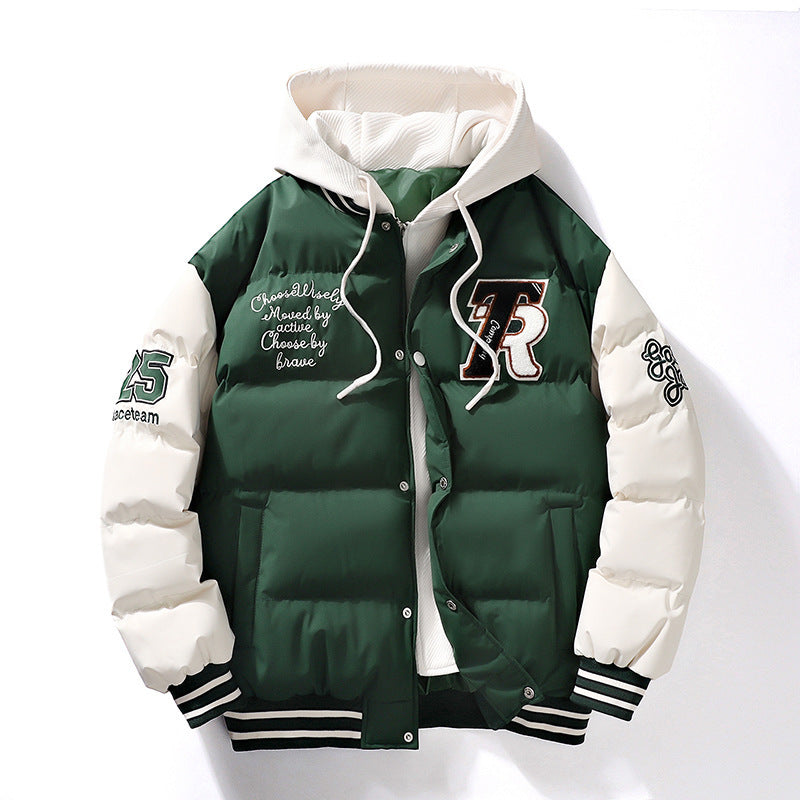 Modische Winterpufferjacke für Herren
